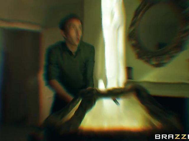 Lana Harding & Danny D - Teen big cock fuck in the kitchen