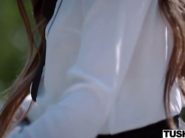 Elegant young party planner Gia Derza gets ass fucked by Oliver Flynn