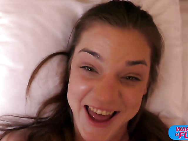 Wake Up and Fuck DP with skinny girl Nana Garnet