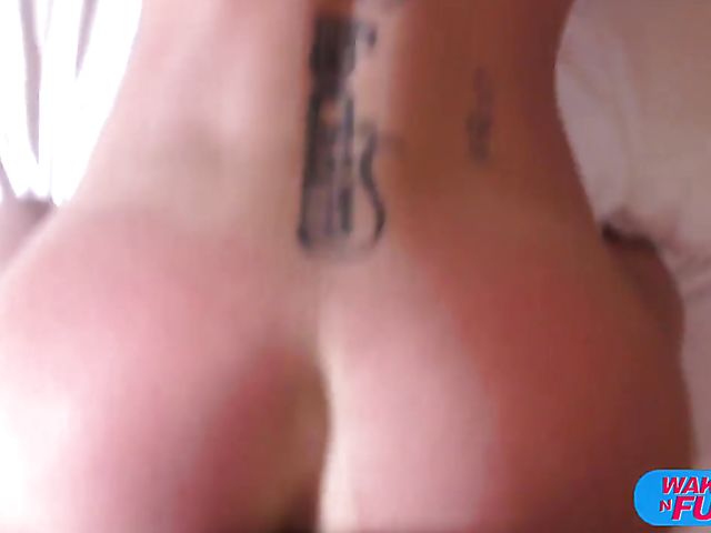 Wake Up and Fuck DP with skinny girl Nana Garnet