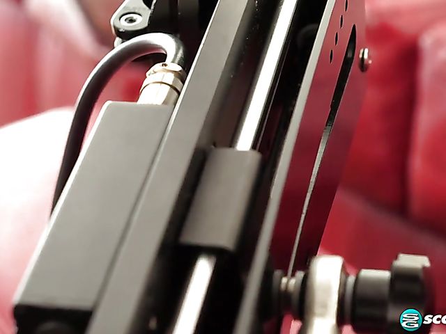 Busty fucking machine addict Kiki Daire has a good time