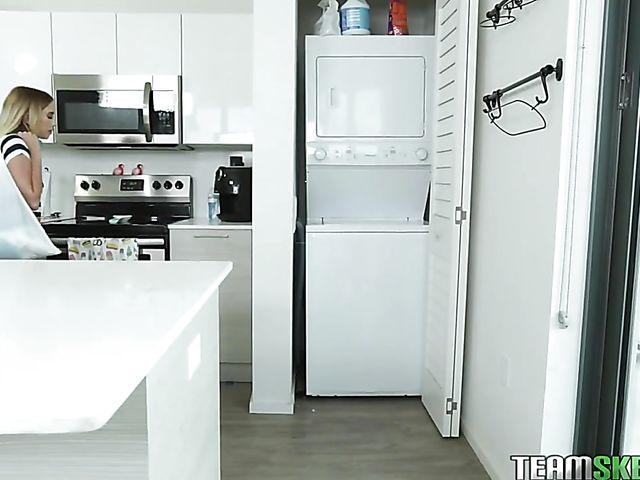 Young petite Khloe Kapri tricks Jmac into fucking her small pussy