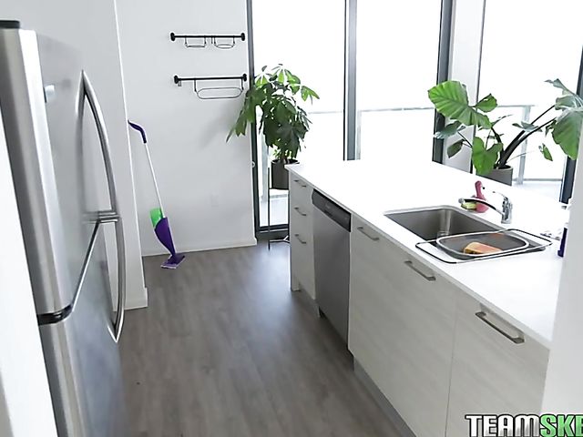 Young petite Khloe Kapri tricks Jmac into fucking her small pussy