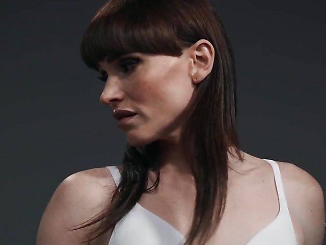 Natalie Mars & Laila Delight - Skinny shemale and girl have sex behind bars