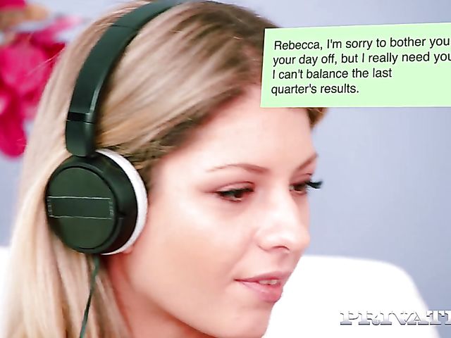 Office quickie with skinny secretary Rebecca Volppetti