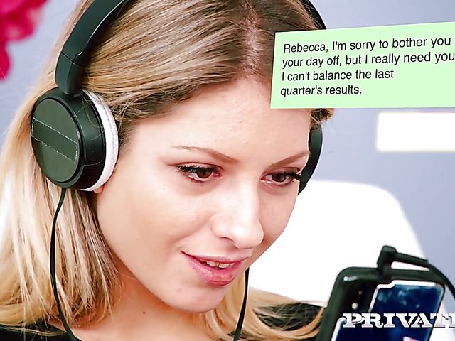 Office quickie with skinny secretary Rebecca Volppetti