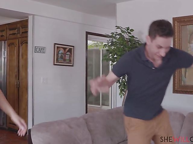 Busty cheating MILF Jasmine Jae gets nailed in front of her big fat cuckold husband