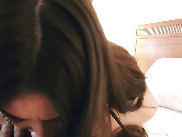 Hot black lingerie fuck in the bedroom with beautiful Camila