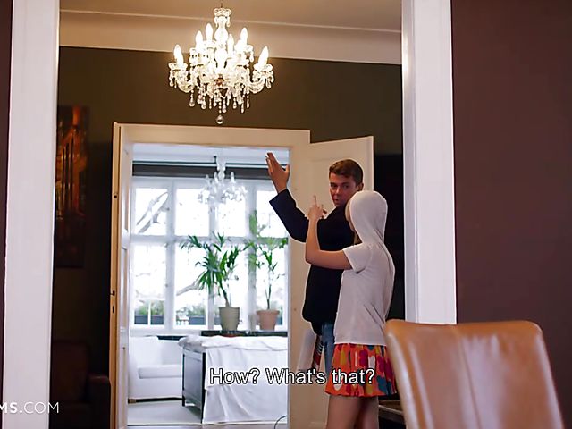 Blond teen gets her sweet pussy pounded by her lucky tutor