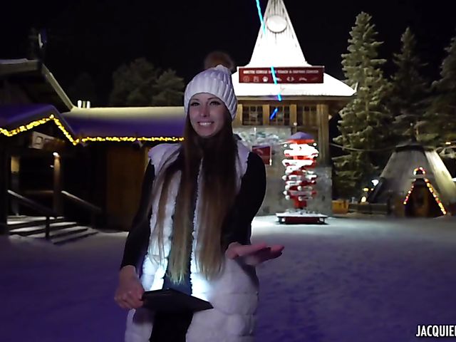 Christmas anal by the fireplace with Kinuski