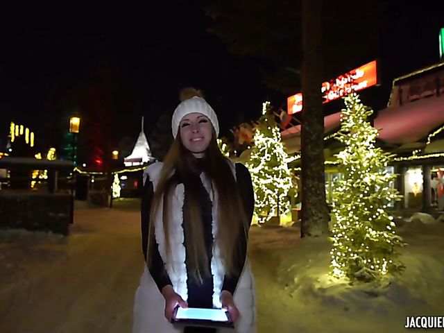 Christmas anal by the fireplace with Kinuski