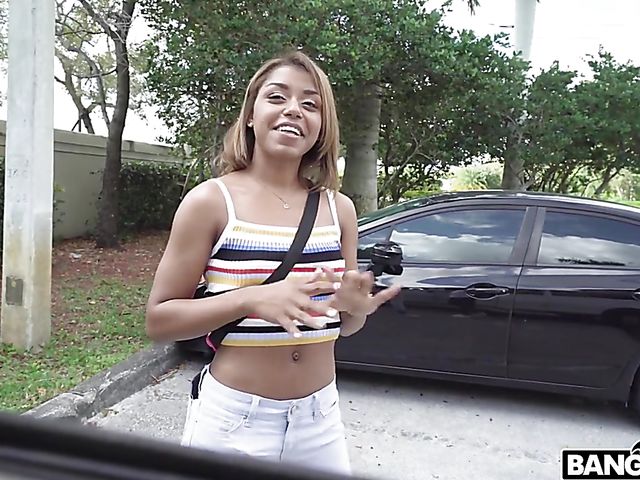 Milu Blaze - Ebony pick up and fuck on a bus