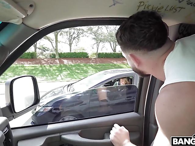 Milu Blaze - Ebony pick up and fuck on a bus