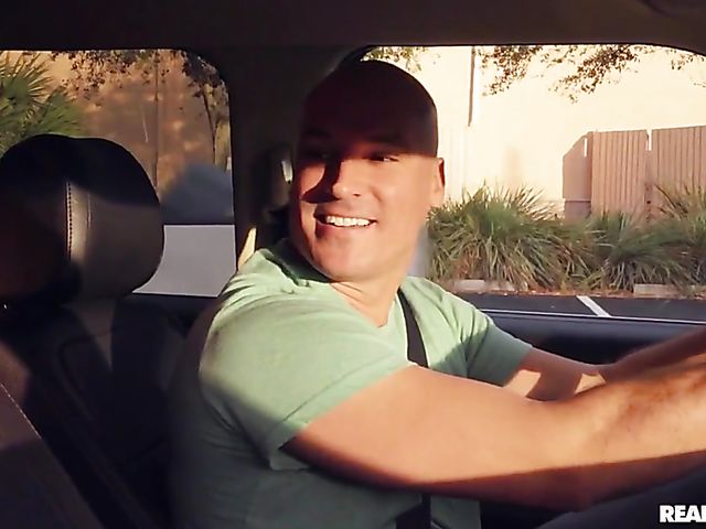 Two girls one guy seduction with bad carpool girls Abella Danger and Scarlett Fall