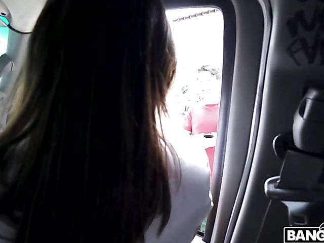 BangBus latina Kira Perez picks up a boy to fuck