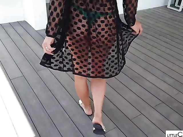 Bikini babe Little Caprice POV fucked in Ibiza