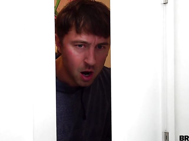 Naughty Athena Faris caught watching porn and fucked very hard