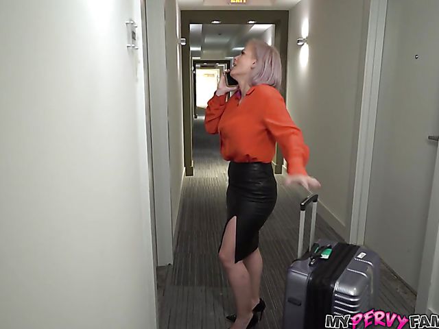 Huge tits mom Casca Akashova loves her stepson's cock