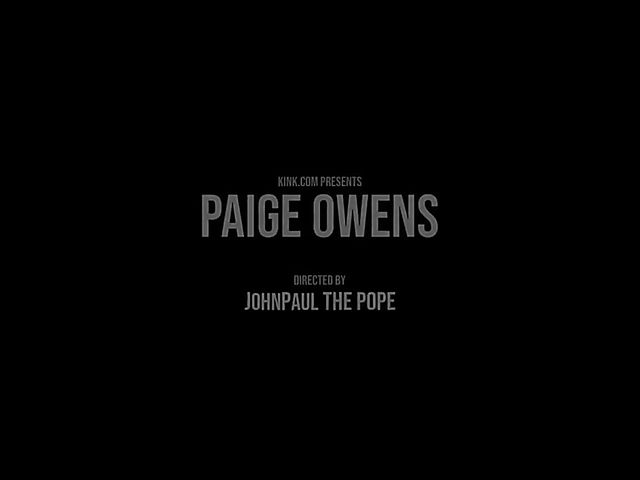 Rope tied bondage slave Paige Owens gets punished with toys