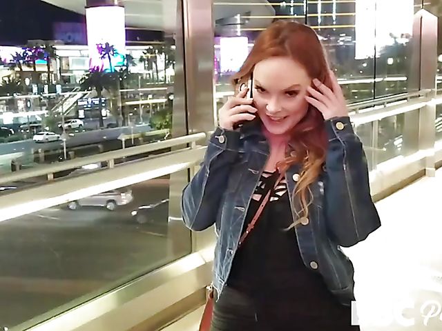 Totally addicted to BBC redhead Summer Hart fucks in fishnets