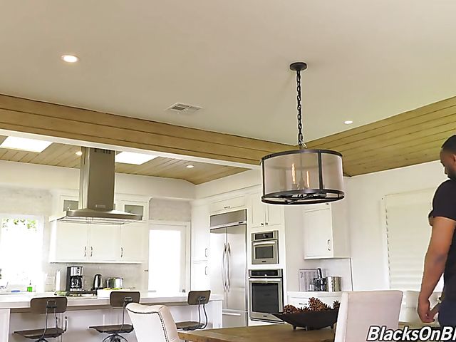 Interracial double penetration with sex obsessed redhead Lauren Phillips