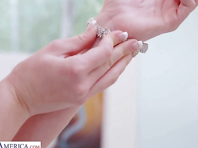 Daughter's hot friend Tiffany Watson caught naked and fucked