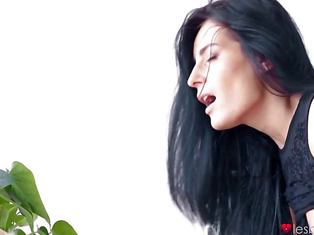 Ebony lesbian Asia Rae gets her wonderful pussy eaten by Lexi Dona