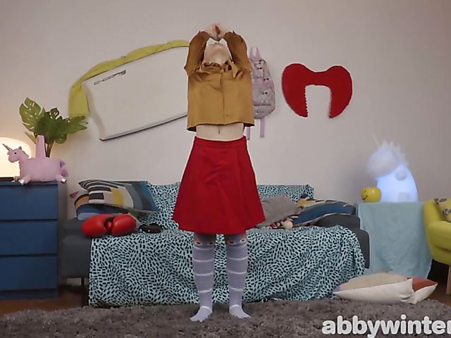 Hairy asian lady next door in knee highs Judie