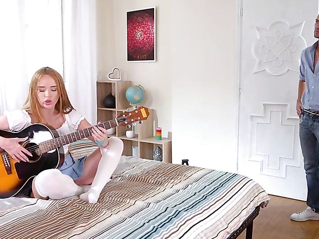 Fake tits euro girl Kaisa Nord gets hammered in her bedroom