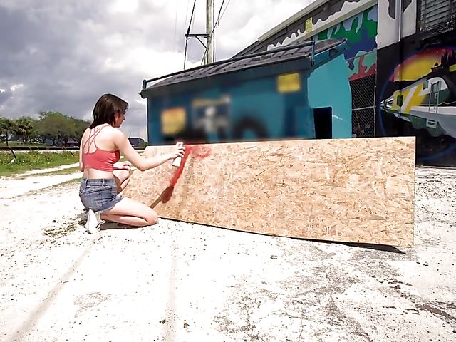 Riley Jean - Teen public BJ and sex indoors