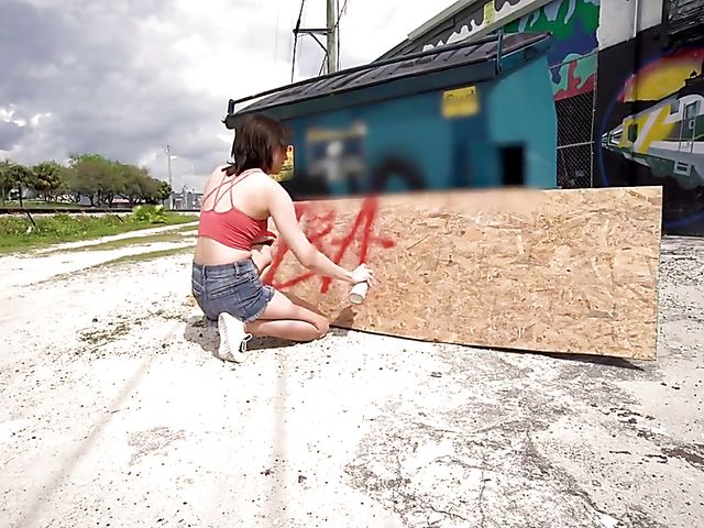 Riley Jean - Teen public BJ and sex indoors