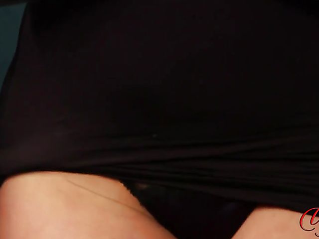 British lady Becky B gets naked while watching guy jerk off