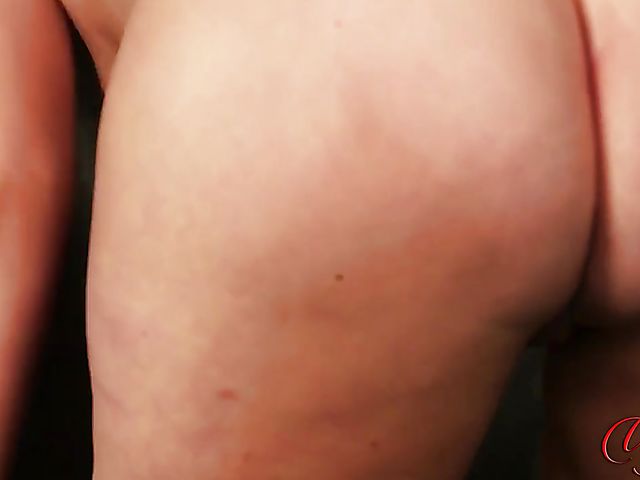 British lady Becky B gets naked while watching guy jerk off