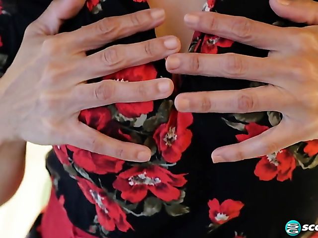 Anal fingering with dark-haired slim milf Gypsy Vixen