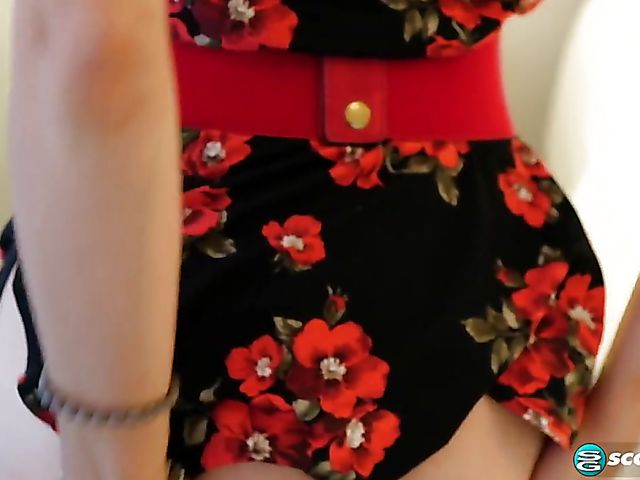 Anal fingering with dark-haired slim milf Gypsy Vixen