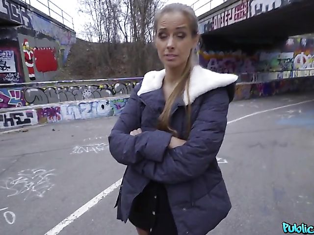 POV public sex for cash with easy girl Kinuski