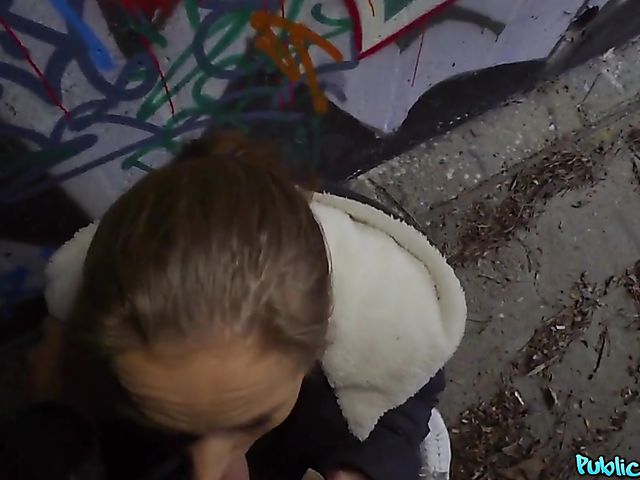 POV public sex for cash with easy girl Kinuski