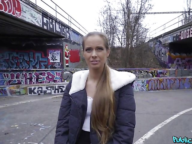 POV public sex for cash with easy girl Kinuski