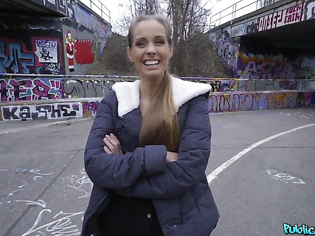 POV public sex for cash with easy girl Kinuski