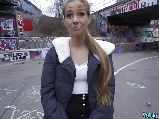 POV public sex for cash with easy girl Kinuski