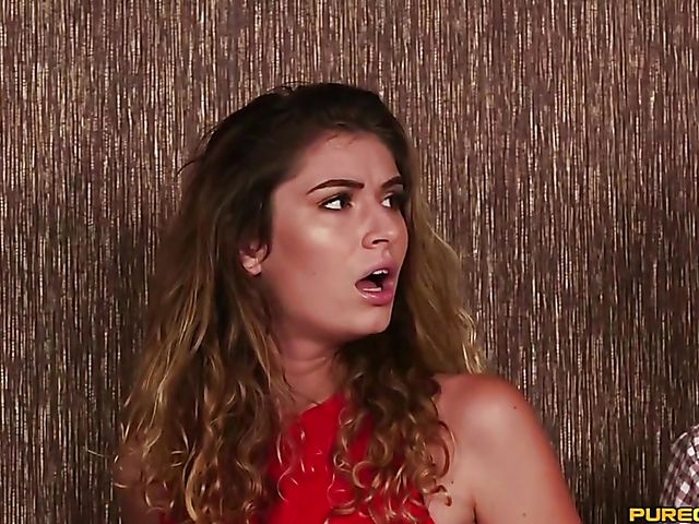 Film school CFNM handjob and blowjob with Candice Demellza, Lana Harding, Luci Reign and Tindra Frost