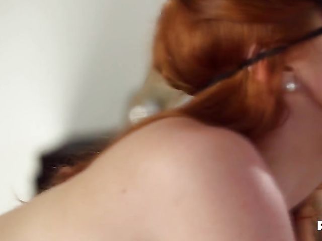 Blindfolded busty redhead Penny Pax loves it kinky