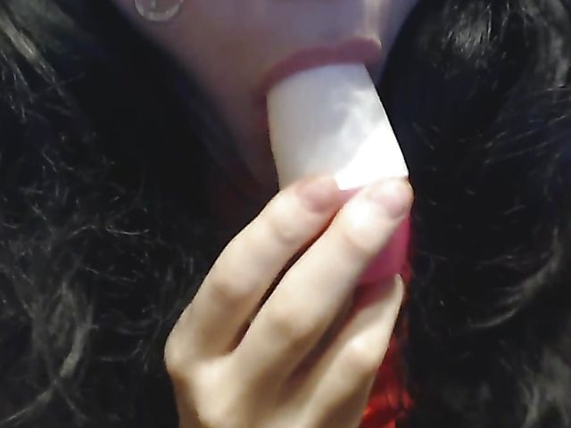 Two toys DP masturbation on web cam with Virtik Baby