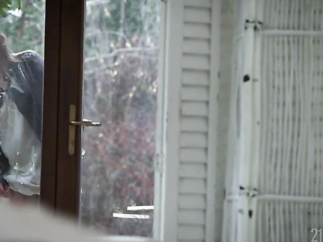 European anal porn with delicious babe Julia Red