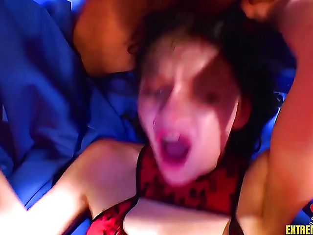 German anal gangbang and cum for Nikki Riddle and Mini