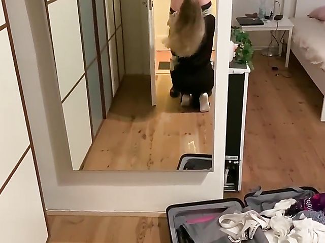 Amateur girlfriend blowjob at home with bracefaced Czkrok