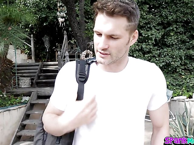 Lovely brunette Jasmin Luv gets cum on pussy