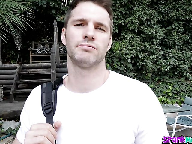 Lovely brunette Jasmin Luv gets cum on pussy