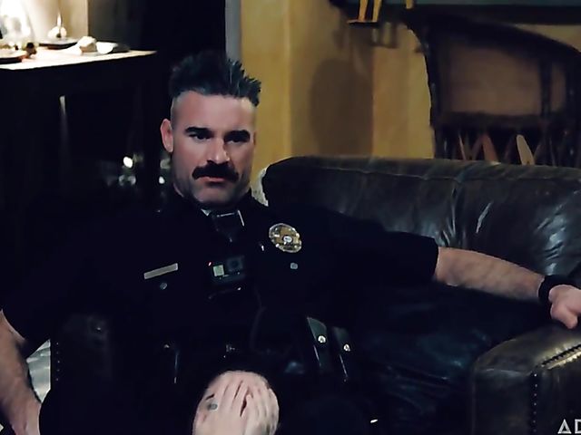 Police officers make Keira Croft watch her slut mom Silvia Saige get fucked