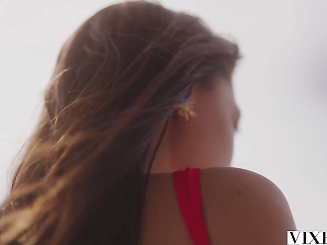 Vacation sex with big titted babe Liya Silver